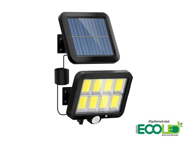 Reflector solar con sensor de movimiento