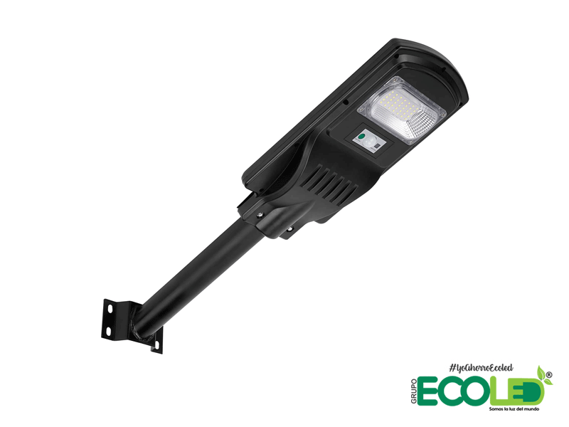Lampara led solar con sensor de 50W - 100W – Ecoled Colombia