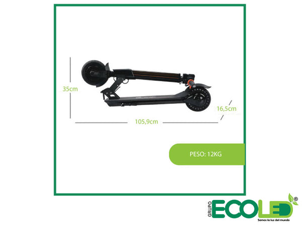 Patineta Eléctrica Oransh 500W Naranja