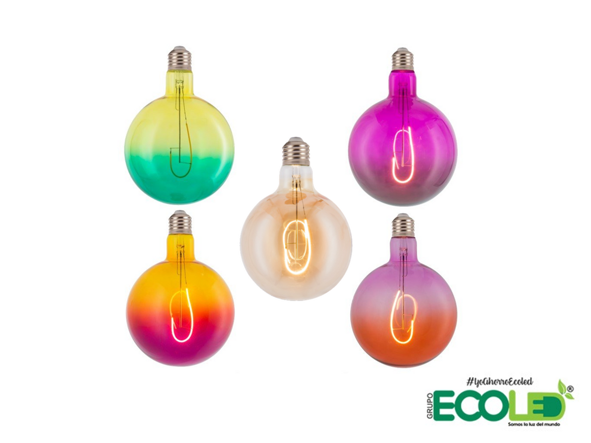 UNIDAD BOMBILLO LED 1W COLORES PINPONG DECORATIVO – Ecoled Colombia