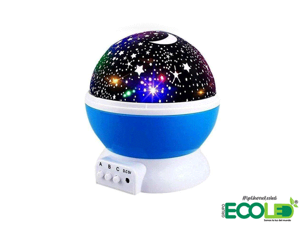 Lámpara de noche proyector de estrellas