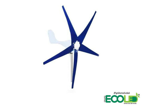 Turbina Energía Eólica Aerogenerador 500w 5 Aspas 12v