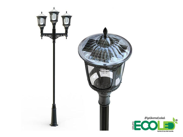 Luminaria de Alumbrado Publico Solar Clásica Todo En Uno