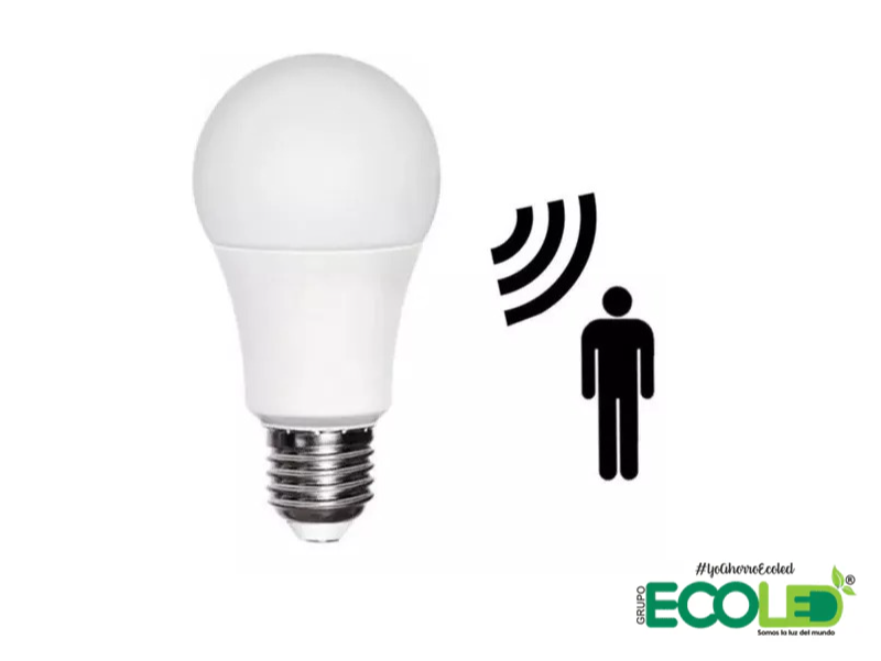 Bombillo LED Con Sensor De Movimiento Integrado