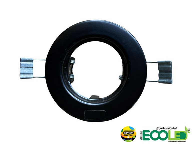 Bala led española redonda negra