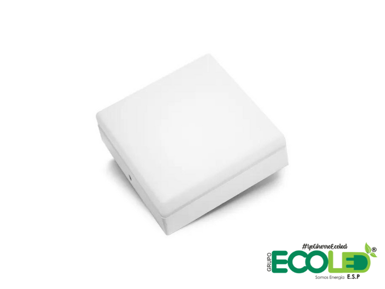 Panel LED Cuadrado Frameless Tipo Pastel De Sobreponer