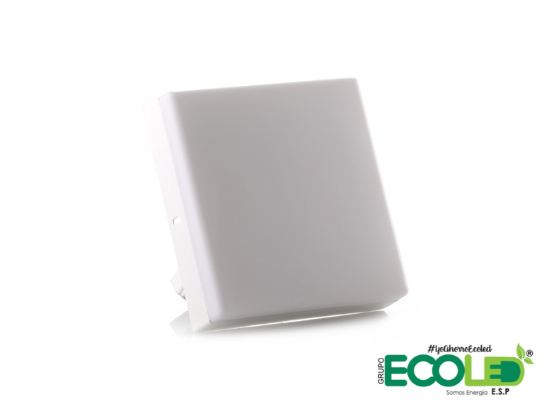 Panel LED Cuadrado Frameless Tipo Pastel De Sobreponer