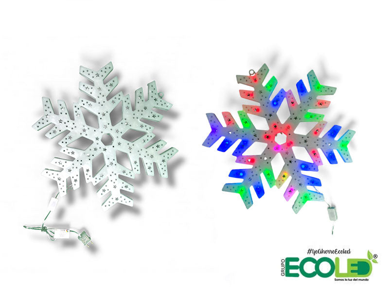 Figura Navideña Copo De Nieve