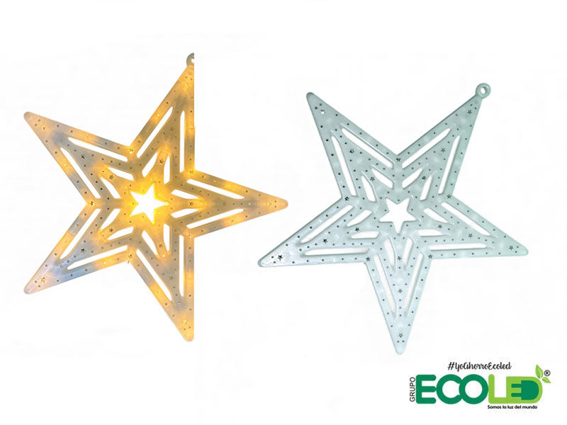 Figura Navideña Estrella Cálida