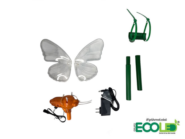 Mariposa Navideña LED Musical