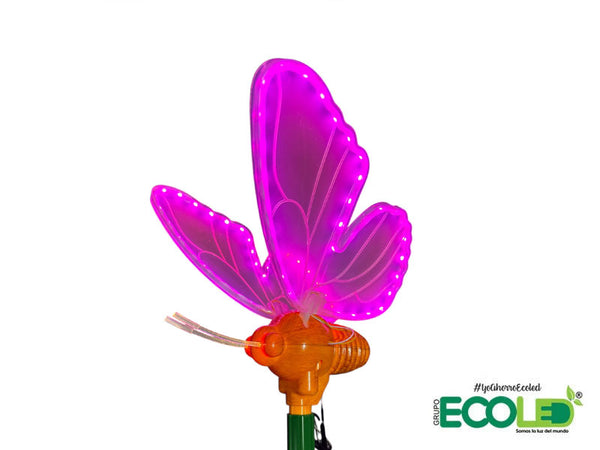 Mariposa Navideña LED Musical