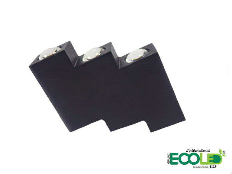 APLIQUE DECORATIVO THREE STEPS 6W