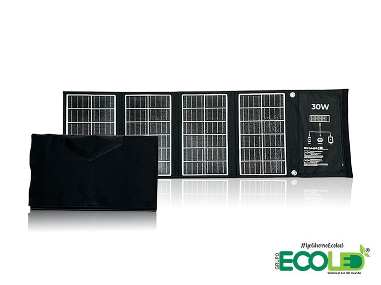 Panel Solar Plegable 30W de alta eficiencia