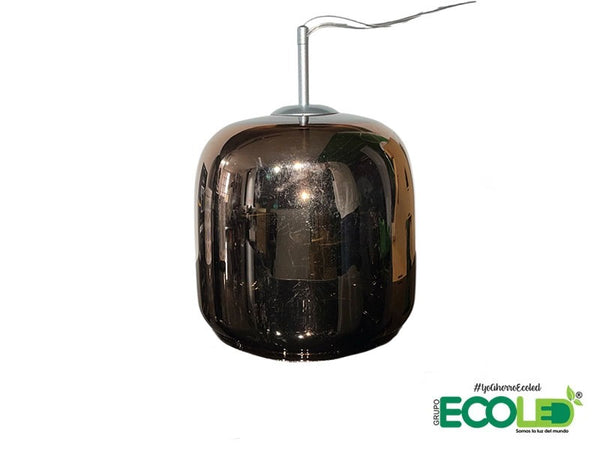 Lámpara Colgante Copper en Cristal – Luz Cálida