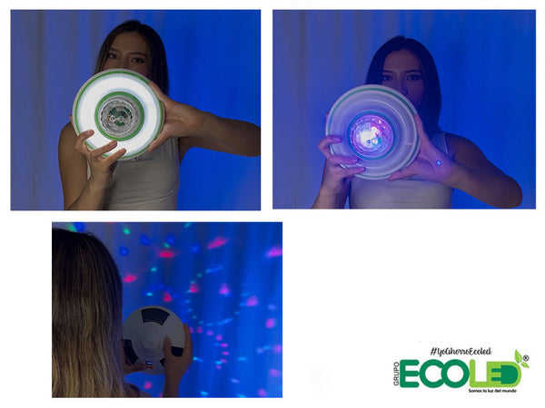 Lampara Discotequera Solar Bucks