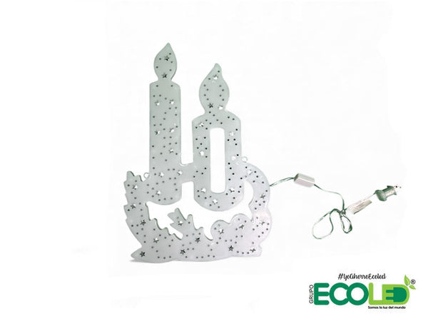 Figura Navideña Velas
