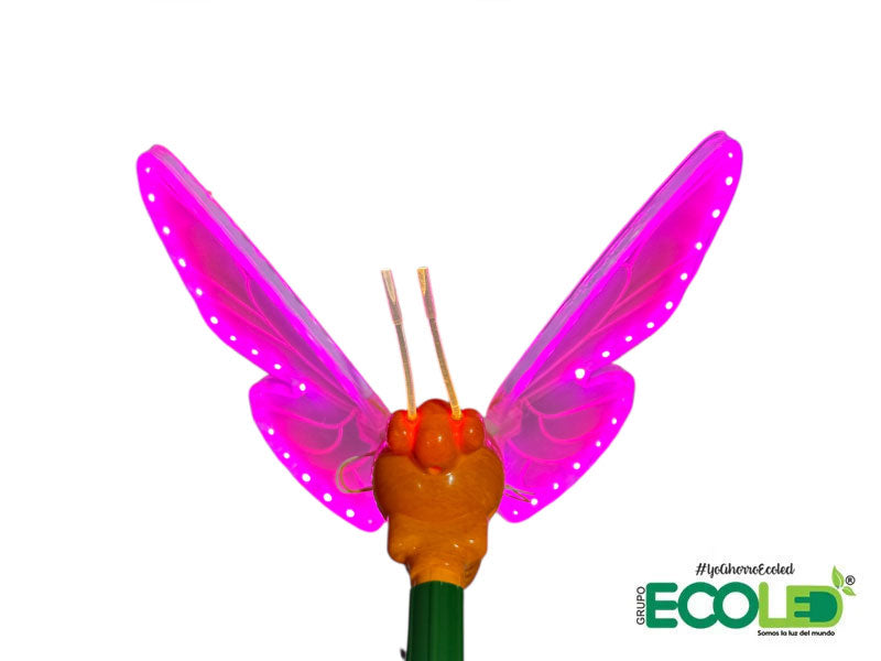 Mariposa Navideña LED Musical