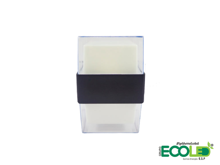 APLIQUE DECORATIVO DOUBLE ACRYLIC CUBE 12W