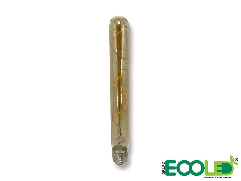 Bombillo led Tubular Ambar 23cm