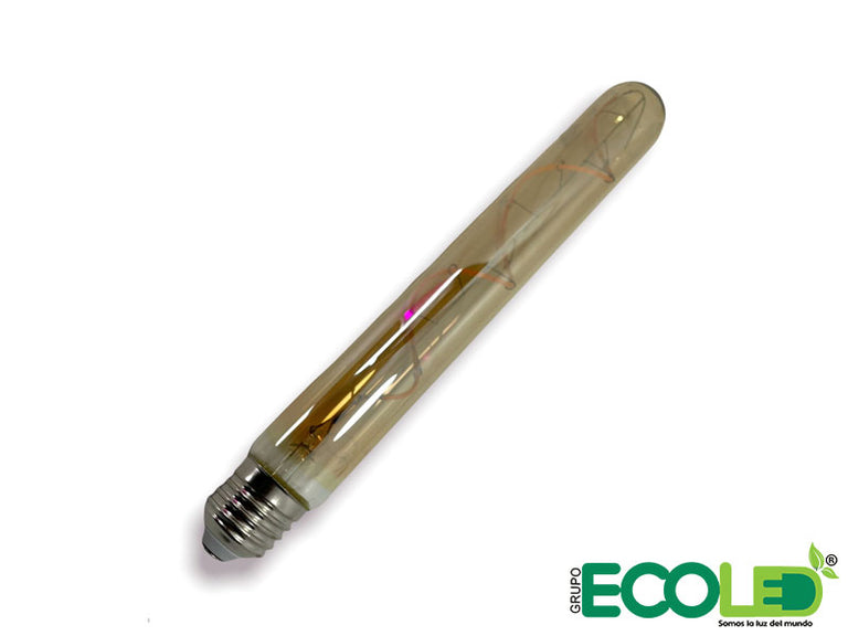 Bombillo led Tubular Ambar 
