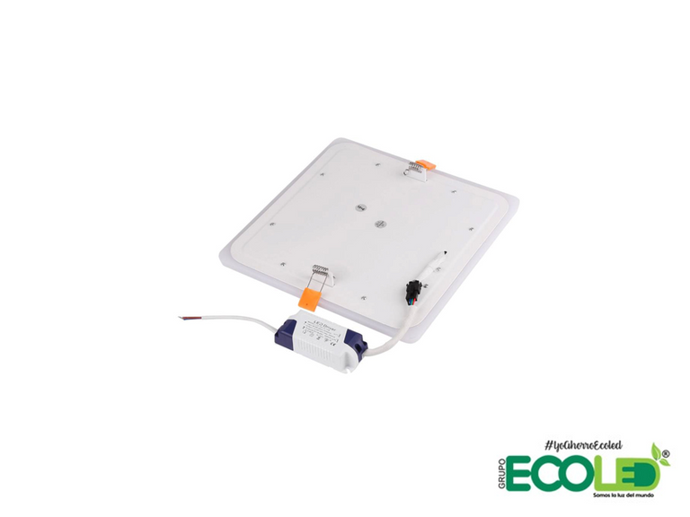 Panel led de incrustar 24w doble color