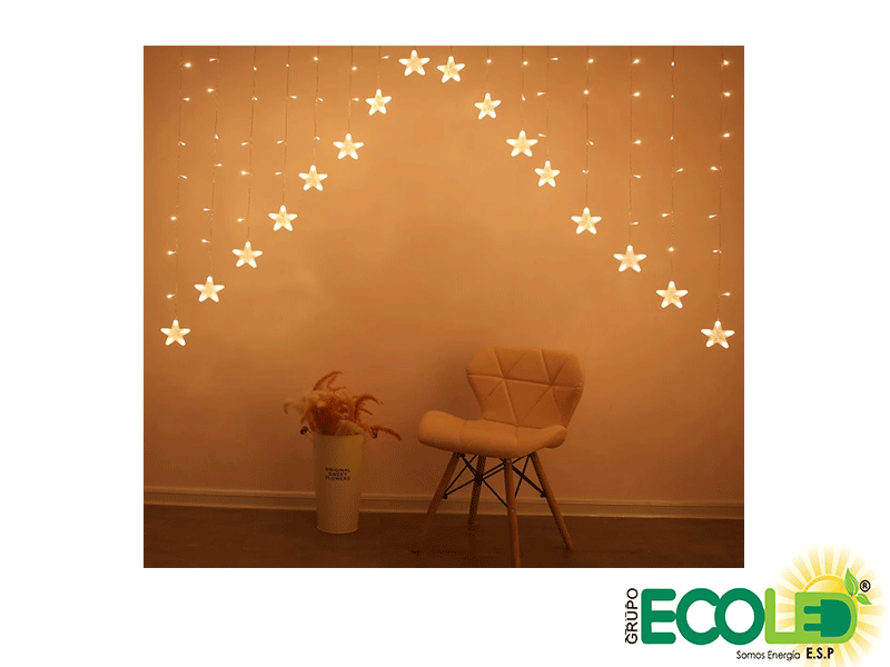 Cortina de Luces Estrella V