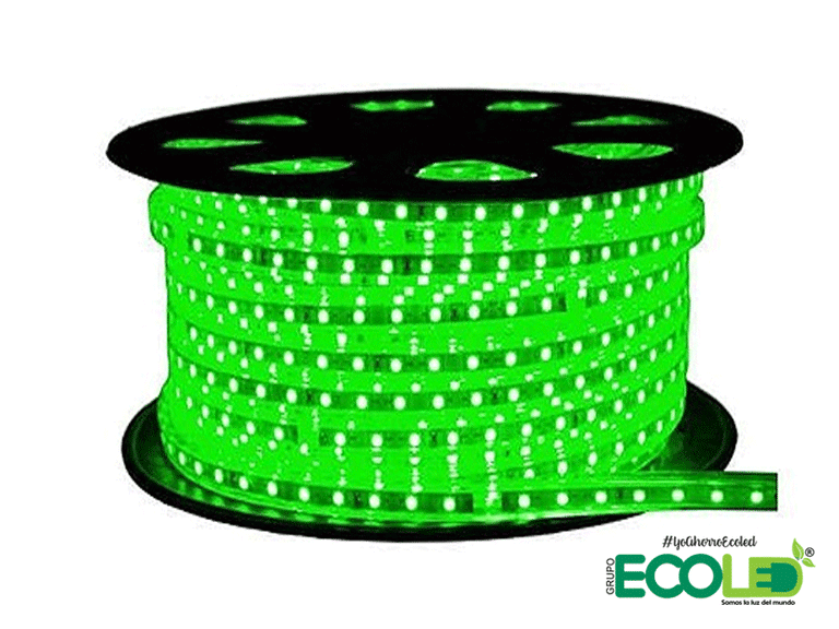 Cinta Led X 100 Metros 110v verde
