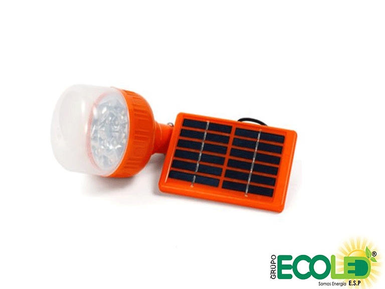 Bombillo Solar Naranja