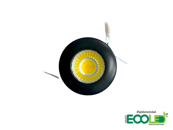 Bala Led Nicho 1W - 3W Color Blanco y Negra, Luz Blanca y Cálida