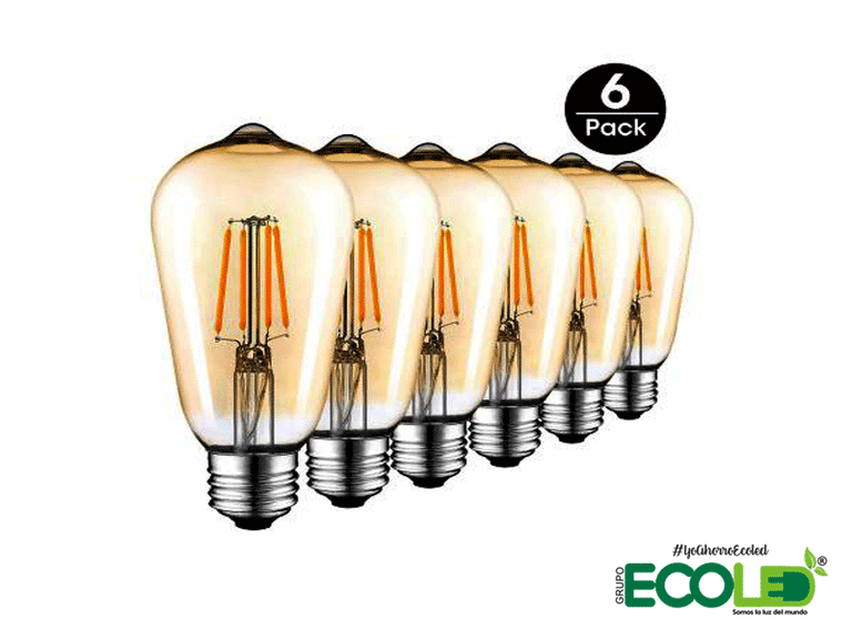 Bombillo Vintage Pera LED