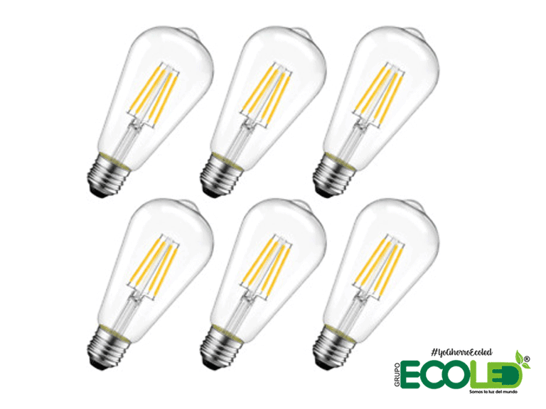 Bombillo Vintage Pera LED