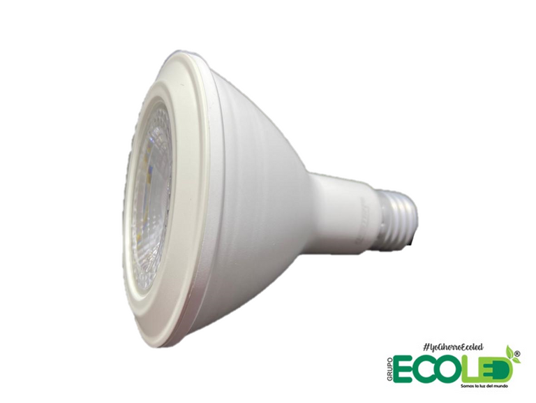  bombillo super led vista lateral fondo transparente