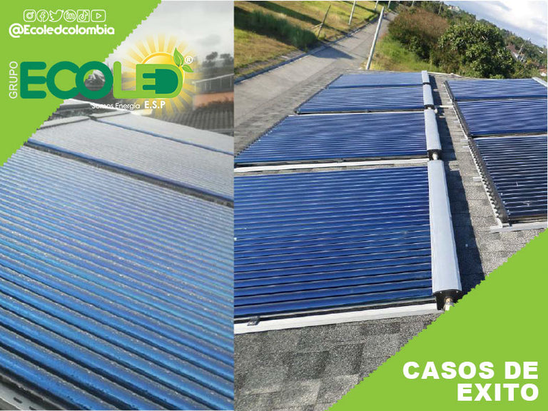 Colector solar Heat Pipe (30 tubos)