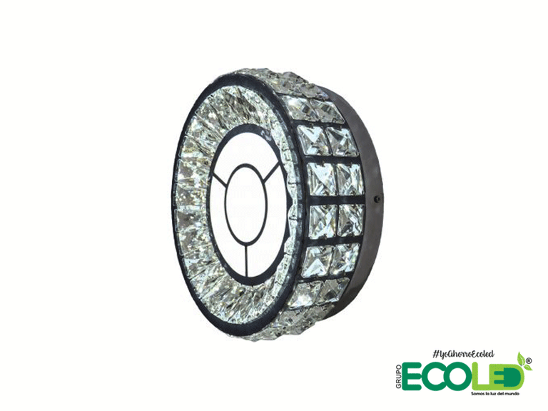 Lámpara de techo Randal cristales