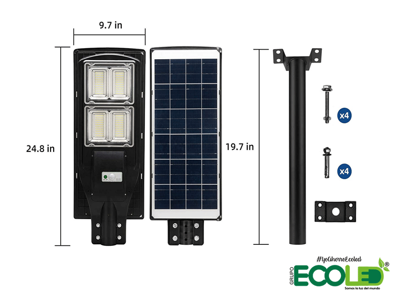 Lampara Solar Todo En Uno de 80W -120W - 200W