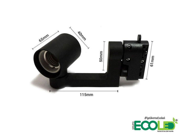 Led Spot negro 25w par30