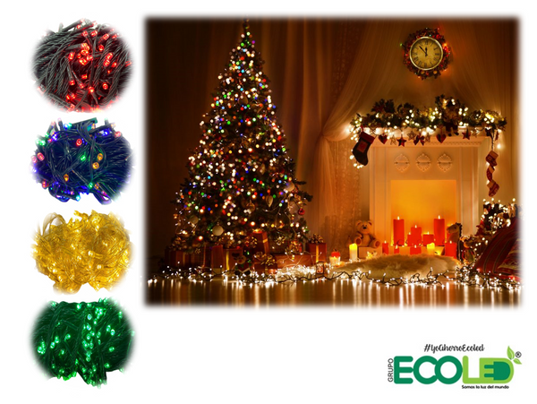Luces led lineal 180 bombillos navidad