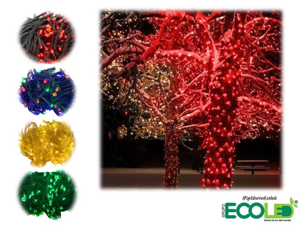Luces led lineal 1000 bombillos navidad