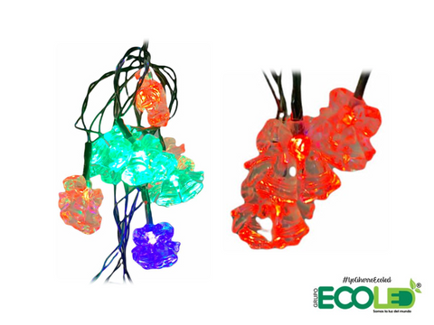Luces lineal Campanitas de colores