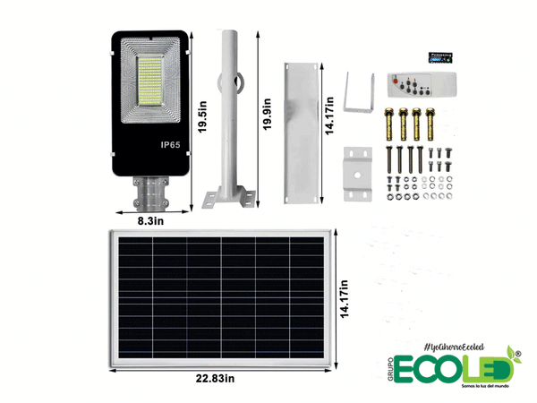 Lampara Solar Led ECO-WORTHY 100W - 200W- 300W