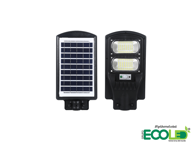 Lampara led solar con sensor de 100W