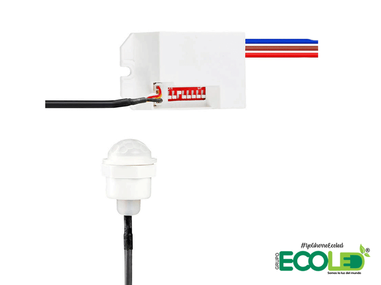 Mini Sensor De Movimiento Por Infrarrojos PIR M Empotrada 360 Grados