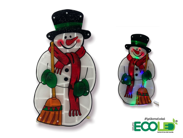 Figuras navideñas decorativas Muñeco de nieve