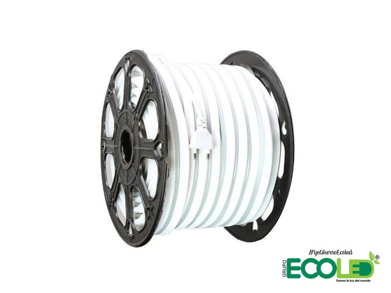 Cinta Led Neón Flex Rollo por 100 Metros RGB