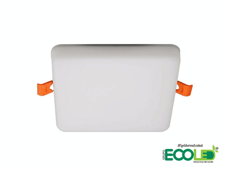 Panel LED Cuadrado Frameless Tipo Pastel De Incrustar