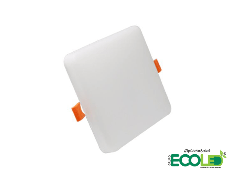 Panel LED Cuadrado Frameless Tipo Pastel De Incrustar
