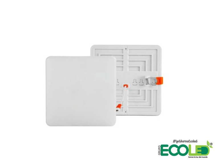 panel led frameless vista frontal fondo transparente