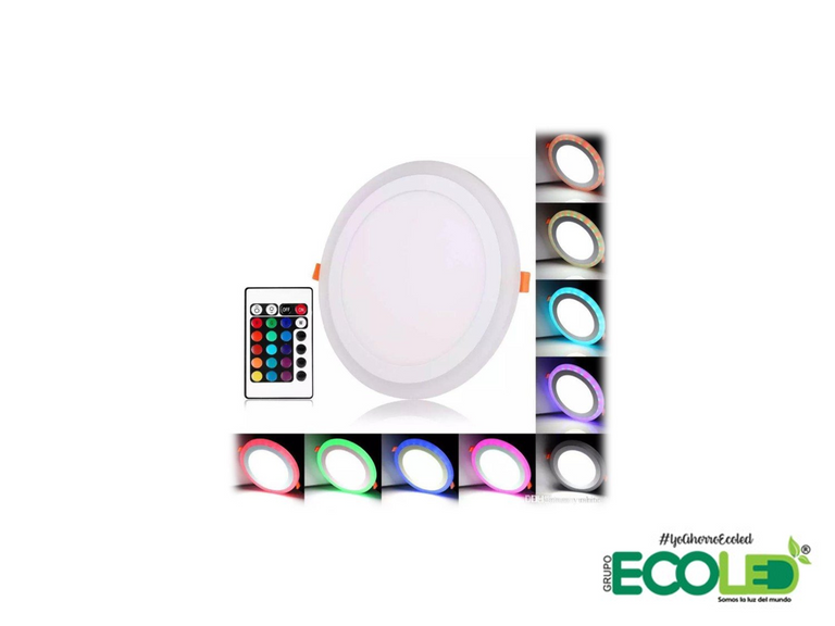 Panel led RGB Redondo incrustar