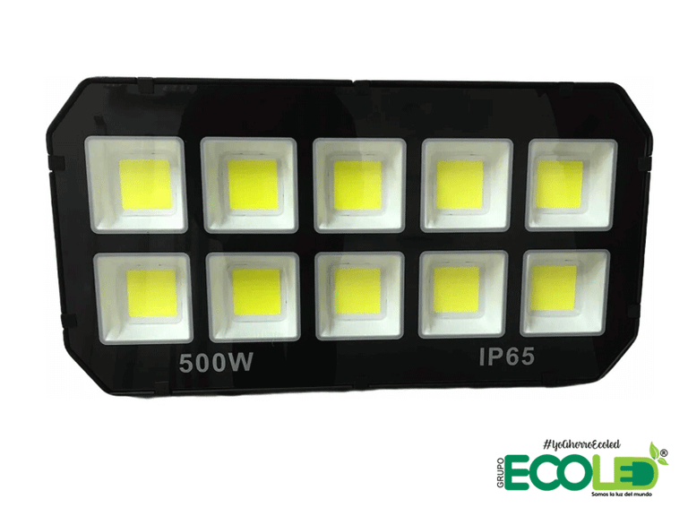 Reflector Led 500W Cob Alto Flujo Luminoso