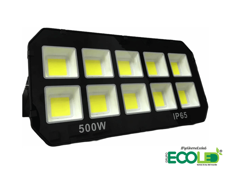 Reflector Led 500W Cob Alto Flujo Luminoso